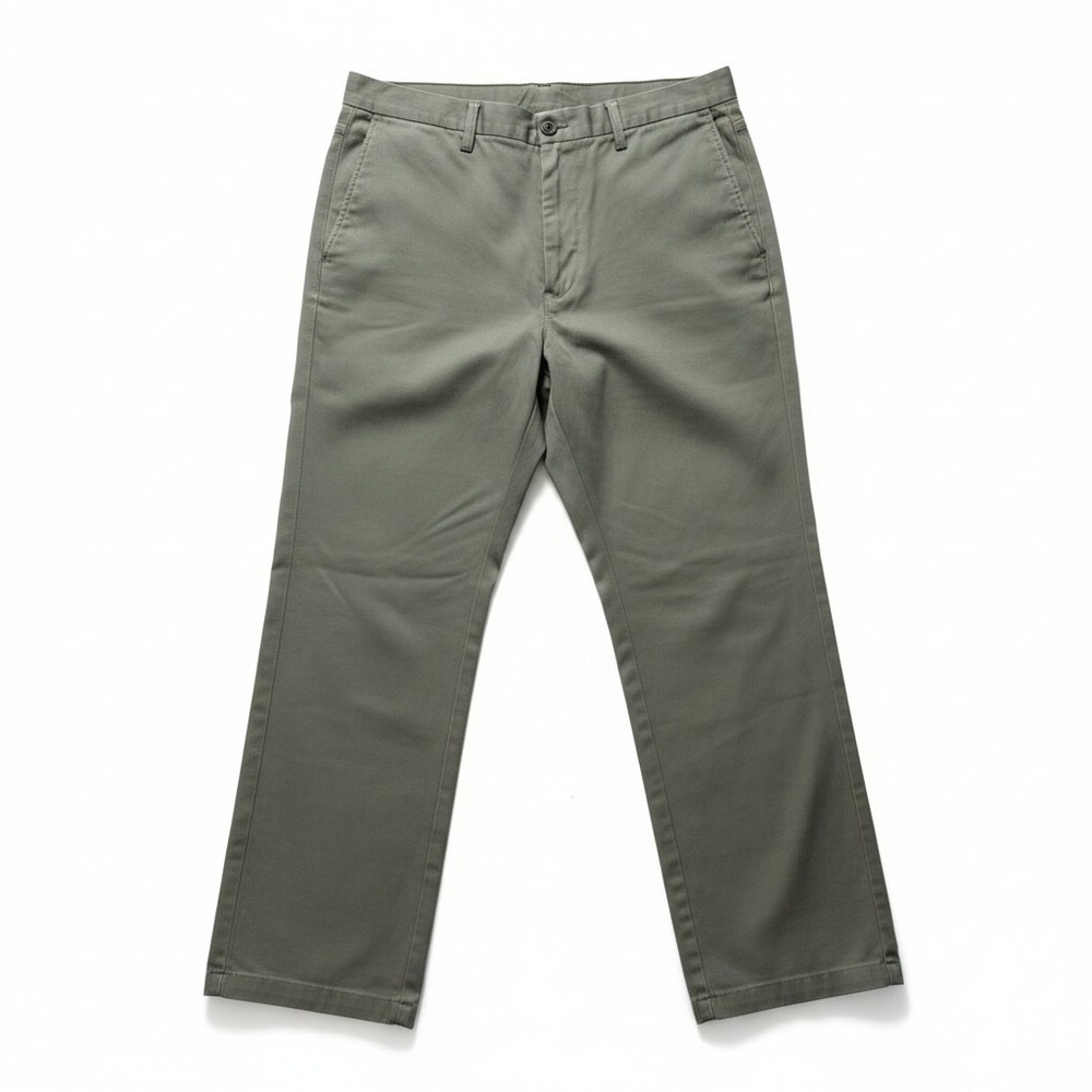 Haggar Black Label 36x32‎ Olive Green Chino Pants Mens Casual Preppy Vintage